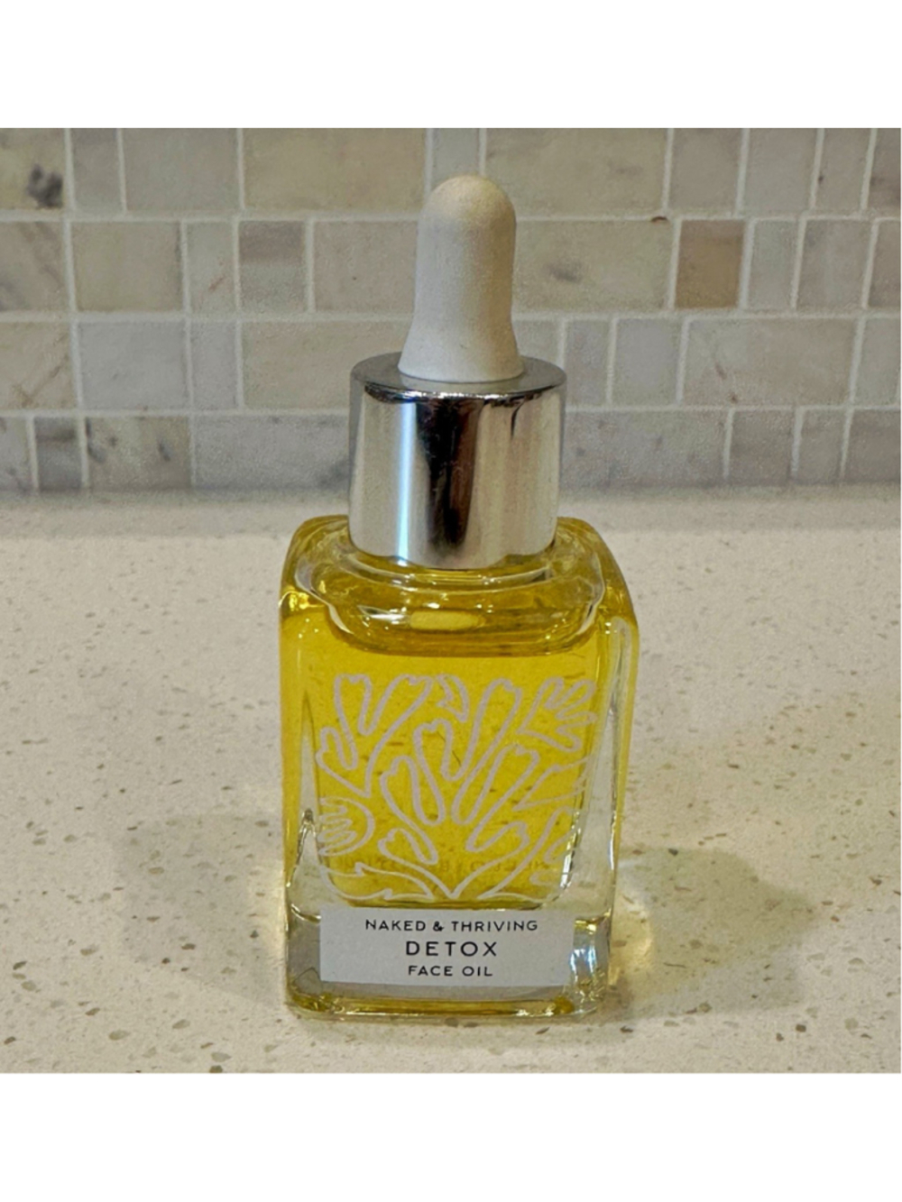Naked & Thriving Detox Face Oil Serum - Glass Dropper | F/S & NWOB